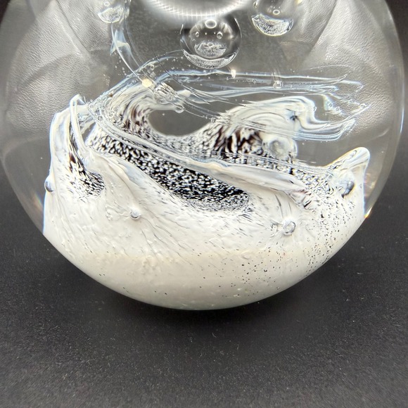 Caithness Trilogy Scotland Limited Art Glass Paperweight Signed Numbered Bubble - Picture 9 of 14
